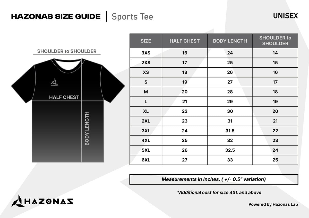 [PO#1] 10KM PADDLER - SDBA-AustCham 10km Challenge 2026 Race Jersey (Pre Order: 26 SEP – 29 SEP 2026)