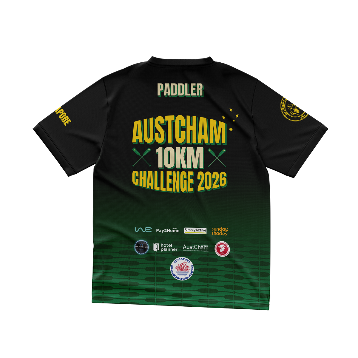 [PO#1] 10KM PADDLER - SDBA-AustCham 10km Challenge 2026 Race Jersey (Pre Order: 26 SEP – 1 OCT 2026)