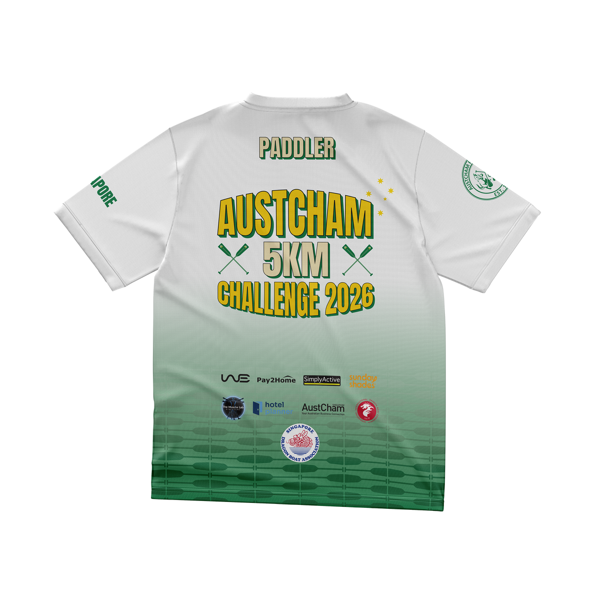 [PO#1] 5KM PADDLER - SDBA-AustCham 10km Challenge 2026 Race Jersey (Pre Order: 26 SEP – 1 OCT 2026)